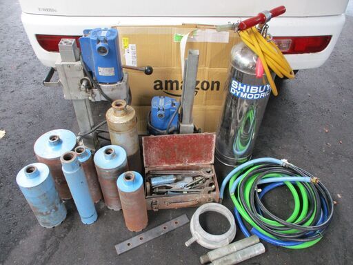 SIBUYA/シブヤ DYMODRILL/ダイモドリル TS-80 M1011・TS-120 M1311・給水タンク・ダイヤモンドコアドリル・ほか