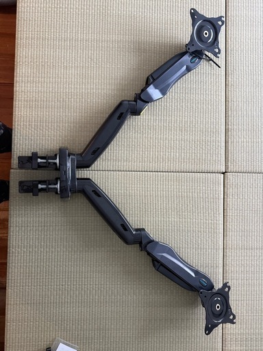 現地引き取り　HUANUO PCモニターアーム デュアル 液晶ディスプレイアーム 2画面