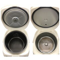 25R418 ジ3 ZOJIRUSHI 象印 マイコン炊飯ジャー NS-WF10 ホワイト 炊飯器 中古品の画像