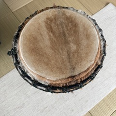 現地引き取り　
民族楽器　ジェンベ　直径30cmの画像
