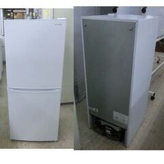 冷蔵庫 142L 2022年製 2ドア IRIS OHYAMA アイリスオーヤマ IRSD-14A-W ホワイト 100Lクラス 札幌 西野店の画像