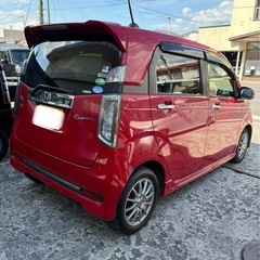 ①平成28年　ホンダ　N-WGNカスタム　2WD ナビ　テレビ　バックカメラ　オートクルーズ　車検令和9年10月の画像