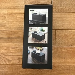 tower住居用ウェットクリーナーシート&おしり拭きケース ブラック　2個セットの画像