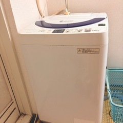【10/27(月)最優先】SHARP 5.5kg 洗濯機 (ES-55E9-KB) 宜野湾市我如古・搬出可能な方の画像