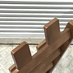 店頭引き渡し 中古 ニトリ スリッパラック スリッパ収納 木製 家具の画像