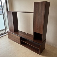 【木製テレビ台（メーカー：LOWYA】の画像