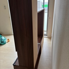 【木製テレビ台（メーカー：LOWYA】の画像