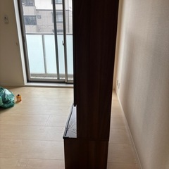 【木製テレビ台（メーカー：LOWYA】の画像