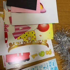 非売品！ディズニー　ハッピーバースデー　誕生日　装飾　飾りつけ　ワンコインで華やかに飾りつけ！　お子さんのお誕生日を盛大に！！　毎年使える　お祝い　サプライズ　お誕生日　プレゼントの画像