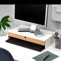 IKEA 引き出し付きモニター台の画像