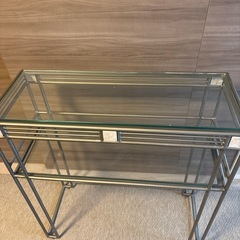 棚　シェルフ ガラス製の画像