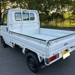 仙台☆軽トラ.H12アクティトラック.フルタイム4WD.5速MT.パワステあり.スタッドレスタイヤ付き.車検取り立て！の画像