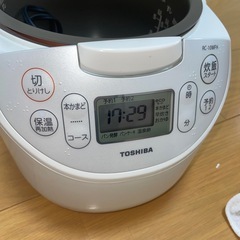 【超美品】炊飯器　TOSHIBAの画像