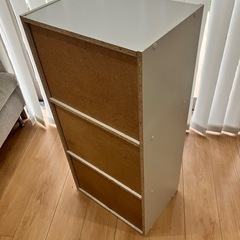 カラーボックス白の画像