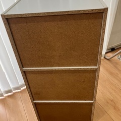カラーボックス白の画像