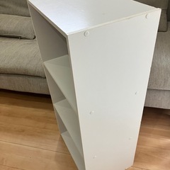 カラーボックス白の画像