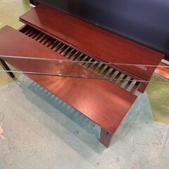 【愛品館八千代店】a.flat　クミ・ガラス・ローテーブルの画像