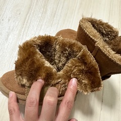 ムートンブーツ　ブーツ　防寒　もこもこ　13cm キッズ　ベビーの画像
