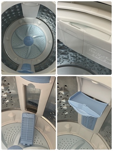 R340 ☀️ TOSHIBA 洗濯機（洗濯5.0㎏) 21年製 AW-5GA1 ⭐ 動作確認済 ⭐ クリーニング済