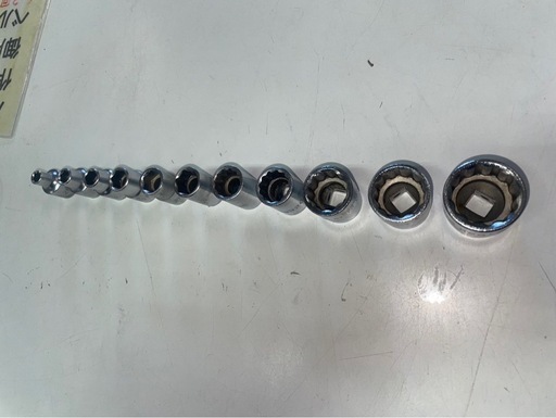 KTC　京都機械工具　ハイクオリティソケットレンチセット　B211　フルセット　ラチェット　9.5sq　ハンドツール　工具　中古品　③