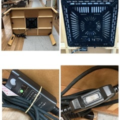 S787 ⭐ 人感センサー付きコタツ 正方形コタツ 幅105cm USEDの画像