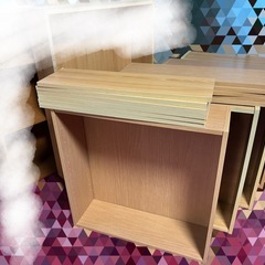 本棚 カラーボックス 5個の画像
