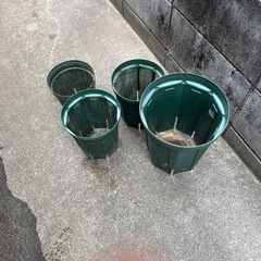 観葉植物鉢4つセットの画像