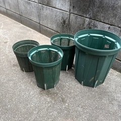 観葉植物鉢4つセットの画像