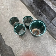 観葉植物鉢4つセットの画像
