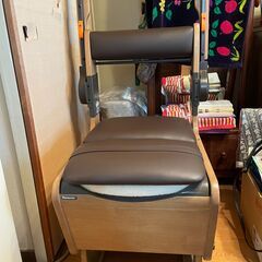 介護用ポータブルトイレ(木製)の画像