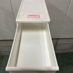 吉川国工業所 4段 分別引出し 収納ケース キャスター付 ごみ箱（25L×3） ペールボックス 幅26cm×奥行46cm×高さ125cm の画像