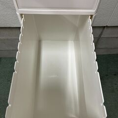 吉川国工業所 4段 分別引出し 収納ケース キャスター付 ごみ箱（25L×3） ペールボックス 幅26cm×奥行46cm×高さ125cm の画像