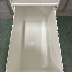 吉川国工業所 4段 分別引出し 収納ケース キャスター付 ごみ箱（25L×3） ペールボックス 幅26cm×奥行46cm×高さ125cm の画像