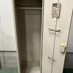 生興 スチール製 1人用 ロッカー ダイヤル錠 事務用品 オフィス 幅45.5cm×奥行51.5cm×高さ179cm の画像