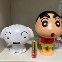 シロとしんちゃんの画像