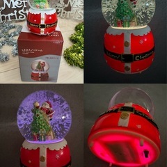 クリスマス飾り物🧑‍🎄LEDスノードーム/未使用品の画像