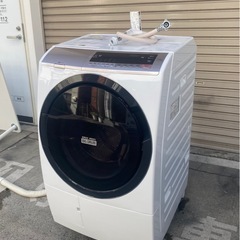 A738✴︎HITACHI ドラム式洗濯機 白 11kg「BD-SV110CL」2019年の画像