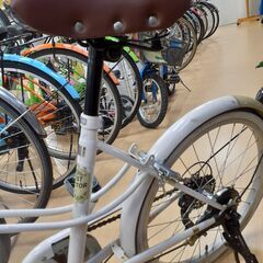 リユースのサカイ浦和店 【F114】ON15 20インチ軽快自転車 6段変速 ホワイトの画像