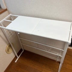 キッチン台　ゴミ箱上ラックの画像