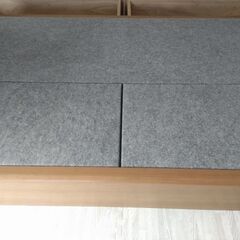 札幌市近郊の方限定！送料無料！大塚家具 収納付きシングルベッドフレームの画像