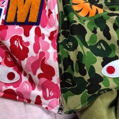 ジモティ割引有★【ジャングルジャングル岸和田店】 A BATHING APE シャークバイカラーフルジップアップパーカー  2XLサイズ 南大阪 岸和田市 貝塚市 泉佐野市 和泉市 忠岡町 熊取町の画像