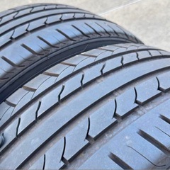 本日限定！　タイヤバリ溝　深リム19インチ　WORK ホイールせセットの画像