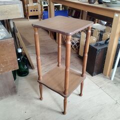 レトロ 飾り台 電話台 コーナーラック　/TJ-2633 2F