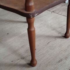 レトロ 飾り台 電話台 コーナーラック　/TJ-2633 2Fの画像