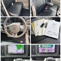 🉐お買得車全コミ‼️ 名変無料‼️H26 N-WGN Gターボ‼️人気の黒！大人気‼️上級グレード👌ナビTV🙆‍♀️Bluetooth⭕️ バックカメラ⭕️広々室内👌修復歴無し🤩車検満タン令和9年10月❗️バックカメラ⭕️HID💡フォグランプ💡プッシュスマートキー🔑 スペアキー有⭕️即渡し🙆‍♂️そのまま乗って帰れます🉐の画像