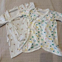 新生児用　肌着&ぼうし＆帽子セット　50-60の画像