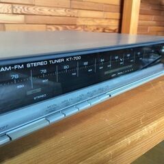 ☆　 TRIO トリオ　KT-7０0　FM/AM　チューナー　中古の画像