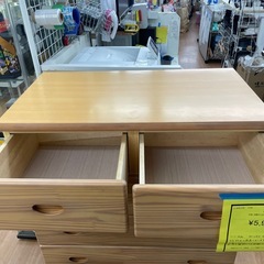 ⭐︎ドリーム荒牧店⭐︎ジモティー割引有⭐︎【クリーニング済み】6段チェスト　中古品の画像
