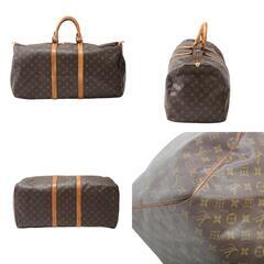 ルイヴィトン M41424 ボストンバッグ ブラウン  LOUIS VUITTON キーポル55  モノグラムの画像