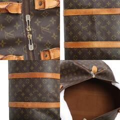ルイヴィトン M41424 ボストンバッグ ブラウン  LOUIS VUITTON キーポル55  モノグラムの画像